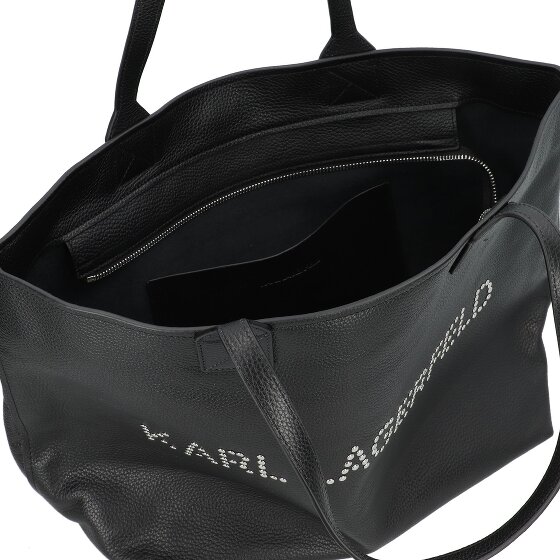 Karl Lagerfeld Signature Shopper Tasche Leder 33 cm