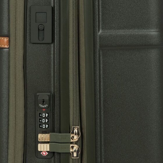 Bric's Bellagio 4 Rollen Kabinentrolley 55 cm mit Dehnfalte Bric's Bellagio 4 Rollen Kabinentrolley 55 cm mit Dehnfalte