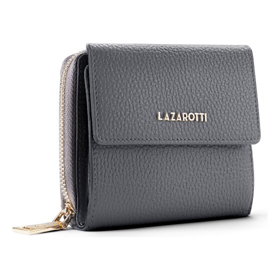 Lazarotti Bologna Leather Zip-Around Geldbörse Leder 12 cm
