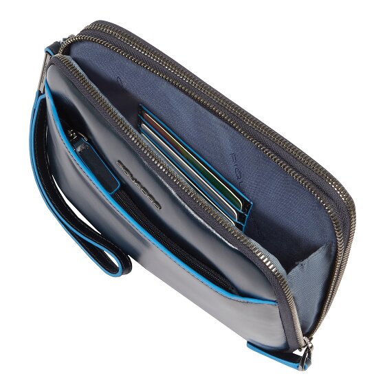 Piquadro Blue Square Clutch Geldbörse Leder 21 cm