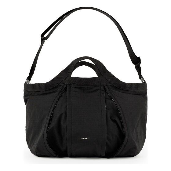 Sandqvist Grid Handtasche 38 cm mit Dehnfalte