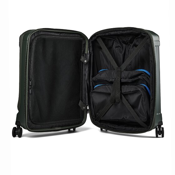 Piquadro PQ-Light 4 Rollen Kabinentrolley S 56 cm Laptopfach mit Dehnfalte