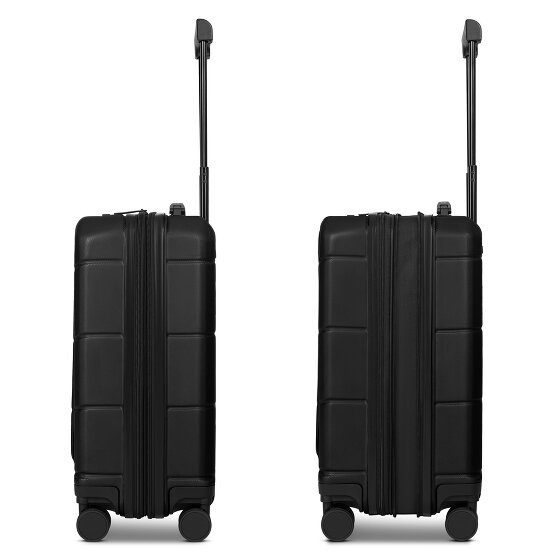 Police London 4 Rollen Kabinentrolley 55 cm Laptopfach mit Dehnfalte