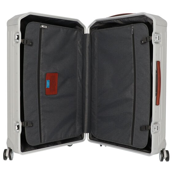 Piquadro Alu 4-Rollen Trolley Aluminium 79 cm