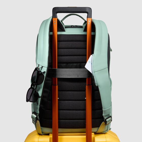 Piquadro Corner Business-Rucksack RFID Schutz 43 cm Laptopfach