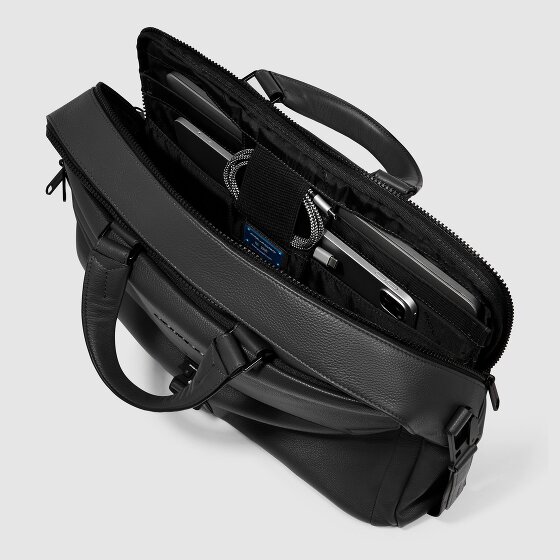 Piquadro Than Aktentasche Leder 30 cm Laptopfach