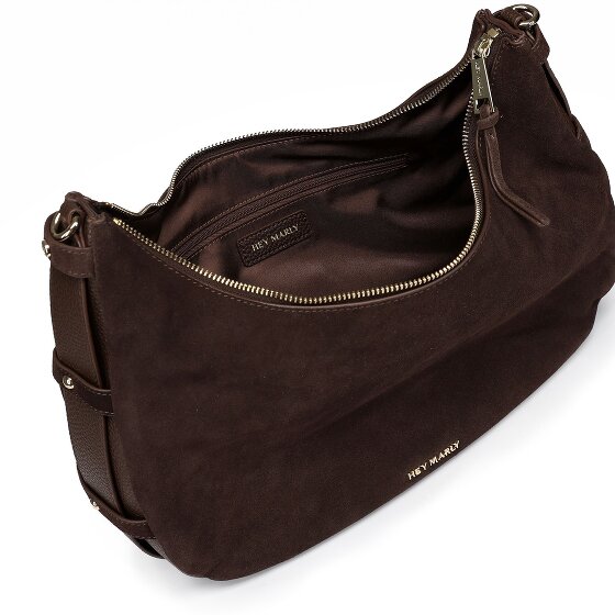 Hey Marly Lifetime Sister Suede Schultertasche M Leder 35 cm