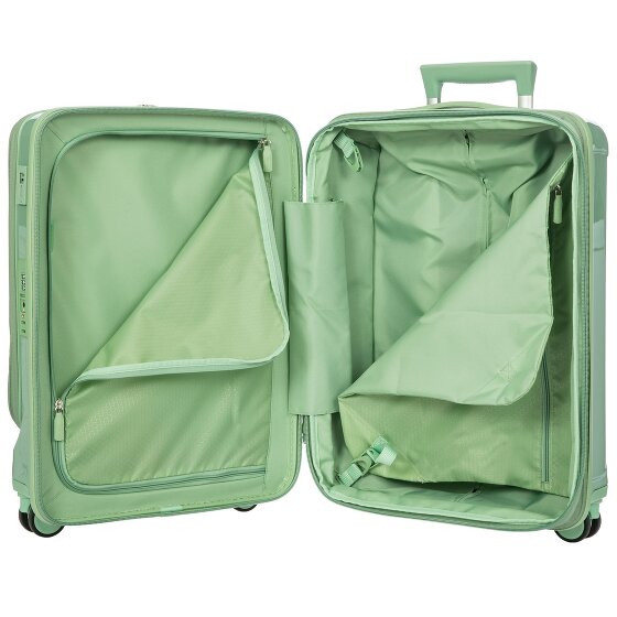 Bric's Positano 4 Rollen Kabinentrolley 55 cm mit Dehnfalte