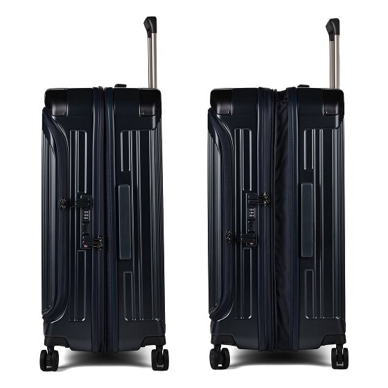 Piquadro PQ-Light 4 Rollen Trolley M 69 cm mit Dehnfalte