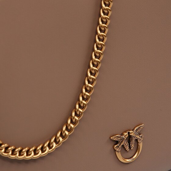 PINKO Flat Clutch Tasche Leder 24 cm