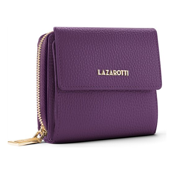 Lazarotti Bologna Leather Zip-Around Geldbörse Leder 12 cm