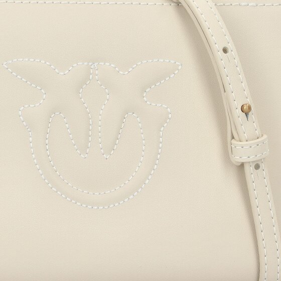 PINKO Flat Horizontal Umhängetasche Leder 20 cm