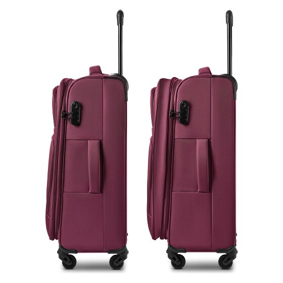 Smartbox Edition 04 4 Rollen Kofferset 3-teilig mit Dehnfalte