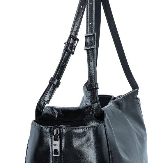 Liebeskind Lou 2 Shopper Tasche Leder 36 cm mit Dehnfalte