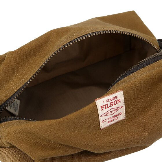 Filson Tin Cloth Kulturbeutel Leder 23 cm Filson Tin Cloth Kulturbeutel Leder 23 cm