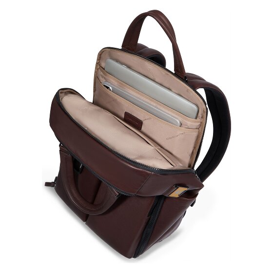 Piquadro Harper Reiserucksack Leder 42 cm Laptopfach