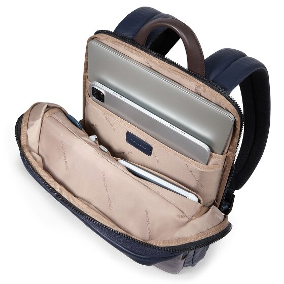 Piquadro Harper Daypack Leder 38 cm Laptopfach