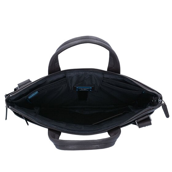 Piquadro Black Square Aktentasche Leder 42 cm Laptopfach