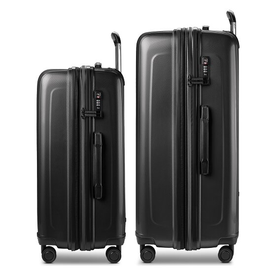 Redolz Essentials 14 4-Rollen Kofferset M+L mit Dehnfalte