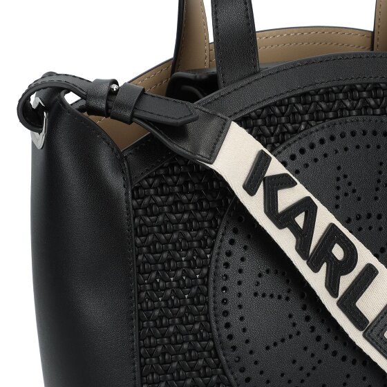Karl Lagerfeld Karl Lagerfeld Essentials Handtasche Leder 25 cm