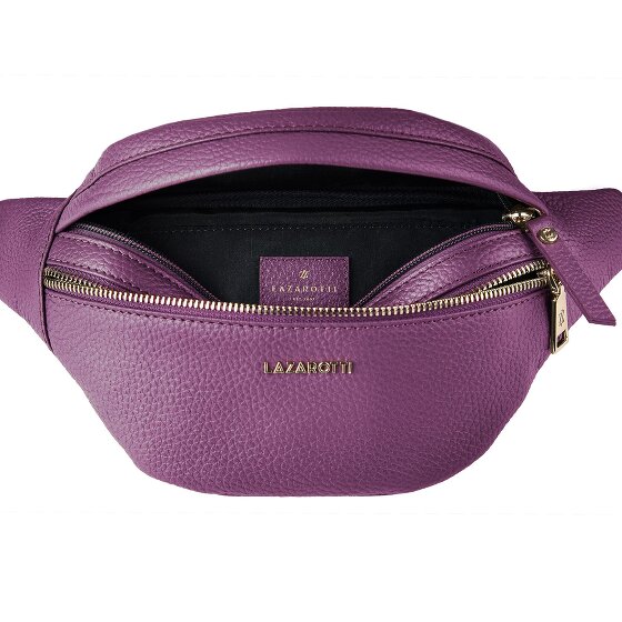 Lazarotti Bologna Leather Double-Zip Gürteltasche Crossbody Leder 25 cm