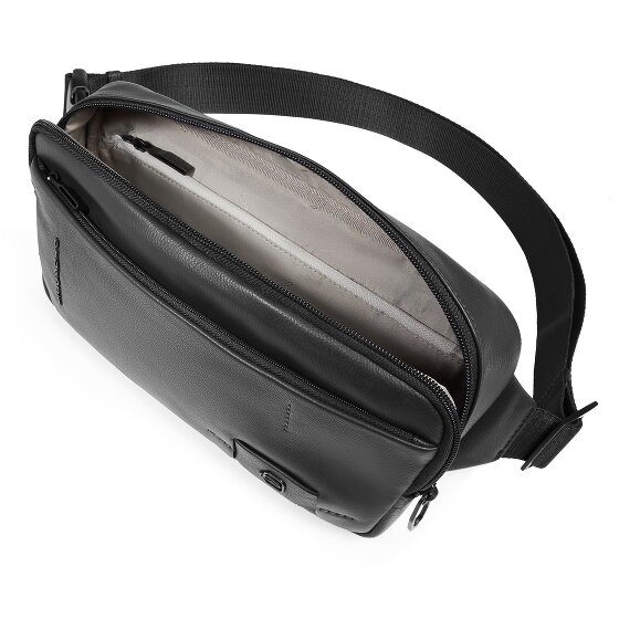 Piquadro Russel Gürteltasche Leder 28 cm