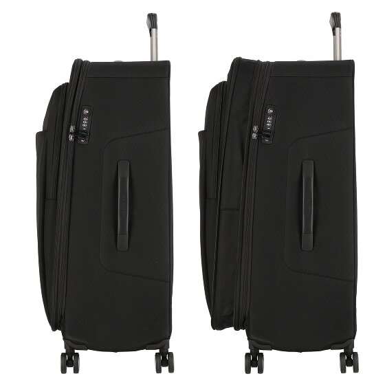 Piquadro Brief 4 Rollen Trolley 78 cm mit Dehnfalte
