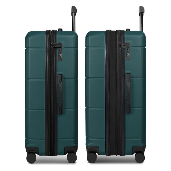 Police London 4 Rollen Trolley 74 cm mit Dehnfalte