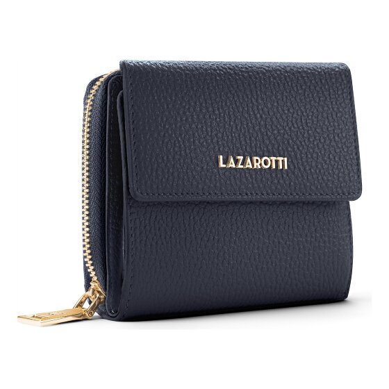 Lazarotti Bologna Leather Zip-Around Geldbörse Leder 12 cm