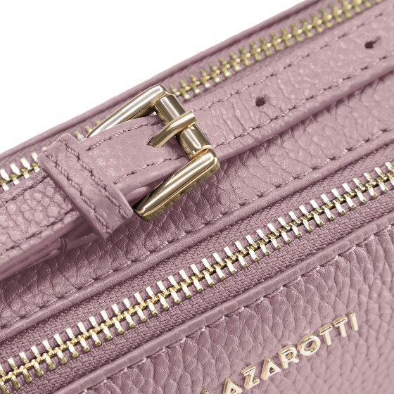 Lazarotti Bologna Leather Umhängetasche Leder Double-Zip 18 cm