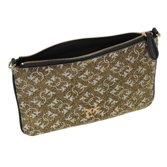 PINKO Flat Classic Clutch Tasche Leder 25 cm