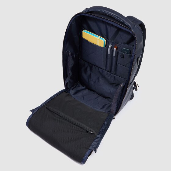 Piquadro Cronus Business-Rucksack RFID Schutz Leder 41 cm Laptopfach