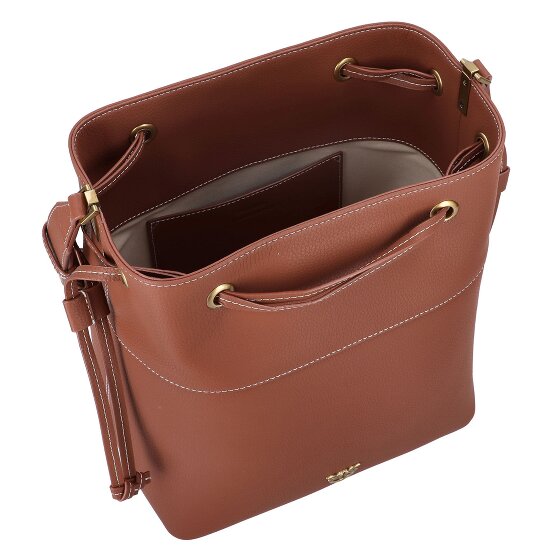 PINKO Secchiello Schultertasche Leder 25 cm