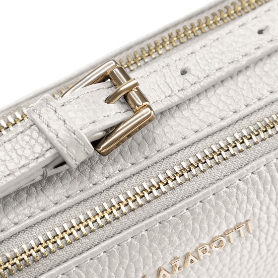 Lazarotti Bologna Leather Umhängetasche Leder Double-Zip 18 cm