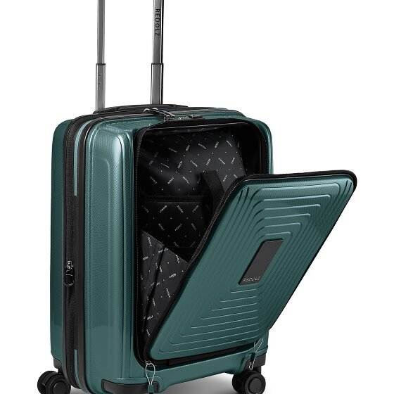 Redolz Essentials 14 Kofferset 2 tlg. Kabinentrolley mit Dehnfalte + Beautycase