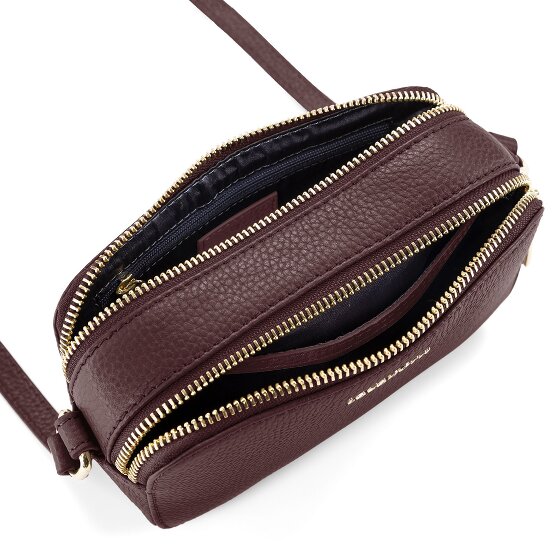 Lazarotti Bologna Leather Umhängetasche Camera-Bag Leder Double-Zip 18 cm