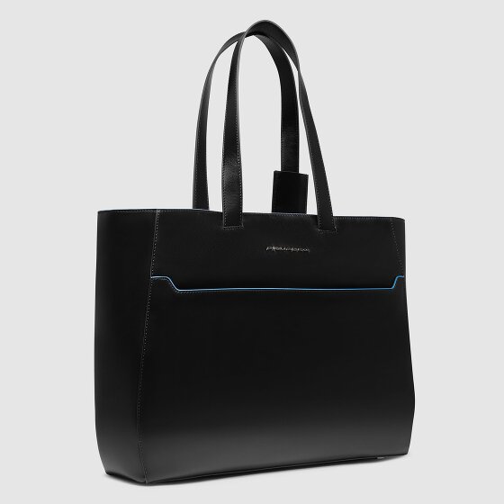 Piquadro Blue Square Shopper Tasche Leder 40 cm