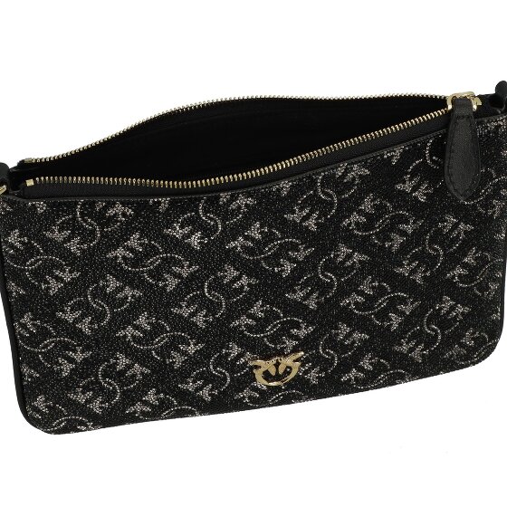 PINKO Flat Classic Clutch Tasche Leder 25 cm