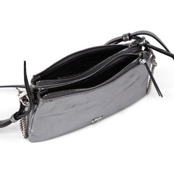 PINKO Double Mini Clutch Tasche Leder 20 cm