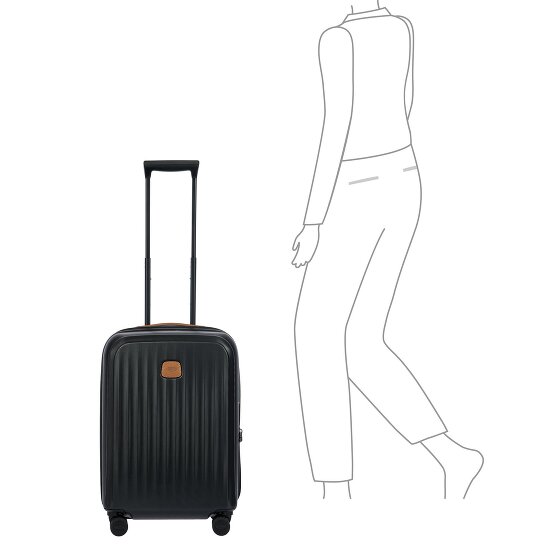 Bric's Taormina 4 Rollen Trolley S 57 cm mit Dehnfalte