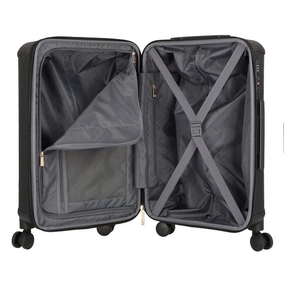 Guess Wilder 4 Rollen Trolley 64 cm mit Dehnfalte
