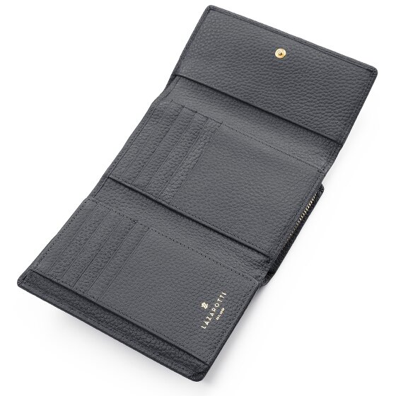 Lazarotti Bologna Leather XL Geldbörse mit Zip-Around Fach Leder 14 cm