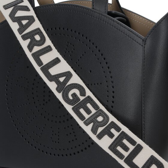Karl Lagerfeld Circle Shopper Tasche Leder 26 cm