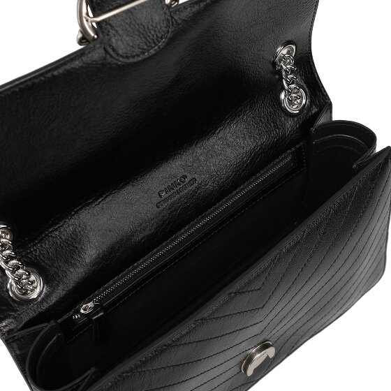 PINKO Love One Schultertasche Leder 26 cm