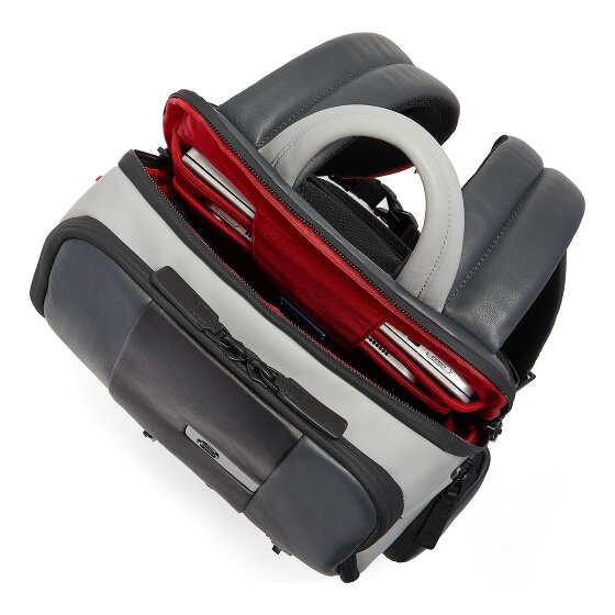 Piquadro Urban Daypack RFID Schutz Leder 46 cm Laptopfach