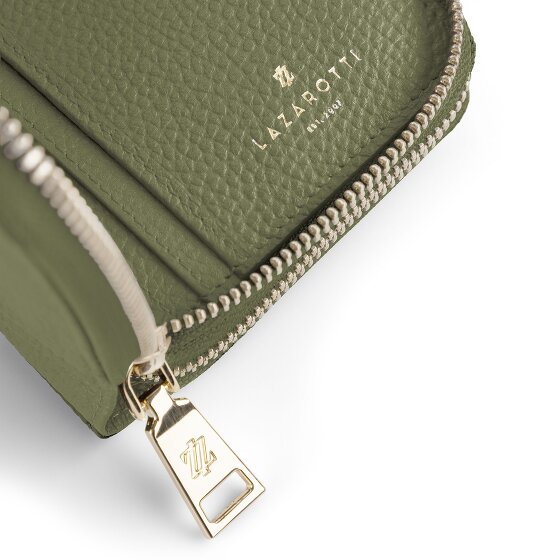 Lazarotti Bologna Leather XL Double Zip-Around Geldbörse RFID Leder 20 cm