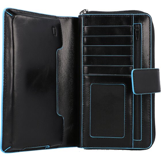 Piquadro Blue Square Geldbörse RFID Leder 17,5 cm Piquadro Blue Square Geldbörse RFID Leder 17,5 cm