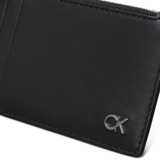 Calvin Klein Metal CK Kreditkartenetui Leder 12.5 cm
