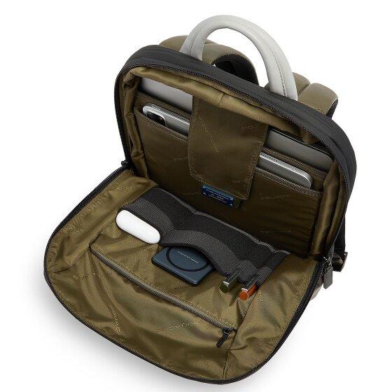 Piquadro Zaino Daypack Leder 42 cm Laptopfach
