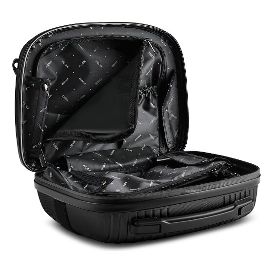 Redolz Essentials 14 Kofferset 2 tlg. Kabinentrolley mit Dehnfalte & Beautycase
